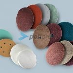Discos de Fixação Rápida, de Lixa com diversos materiais e suportes, ou de Malha Abrasiva e Surface Conditioning com diversos materiais abrasivos e grãos.